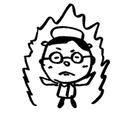 A Man Wearing Glasses 3. sticker #8592419