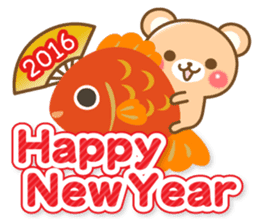 Honorific Bear 's Christmas & New Year sticker #8592816