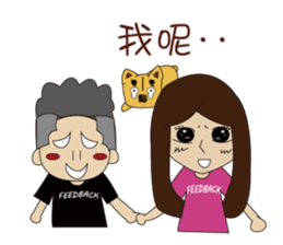 Lang dogs - A B (Practical dialogues) sticker #8593547