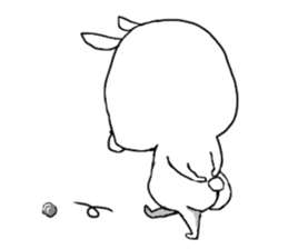 Uppi of the rabbit chapter.2 sticker #8593621