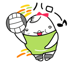 Volleyball-tubuco sticker #8594027