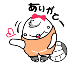 Volleyball-tubuco sticker #8594028