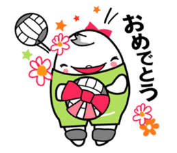 Volleyball-tubuco sticker #8594032