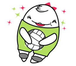 Volleyball-tubuco sticker #8594040