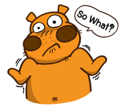 Crazy Hippo2 (Don't Worry Be Crazy) ENG sticker #8595114