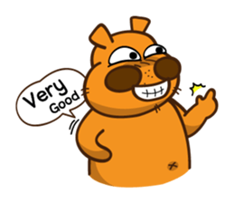 Crazy Hippo2 (Don't Worry Be Crazy) ENG sticker #8595120