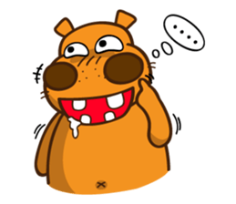 Crazy Hippo2 (Don't Worry Be Crazy) ENG sticker #8595127