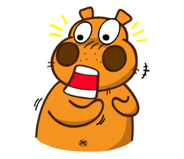 Crazy Hippo2 (Don't Worry Be Crazy) ENG sticker #8595139