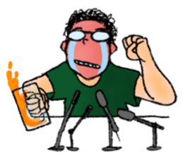 Kikurin With Beer sticker #8595206