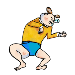 Sleep with trembling to absurd society