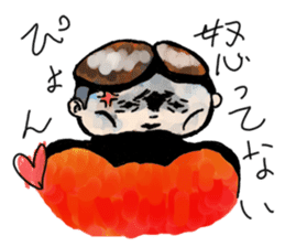 Sleep with trembling to absurd society sticker #8595271