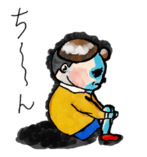 Sleep with trembling to absurd society sticker #8595275