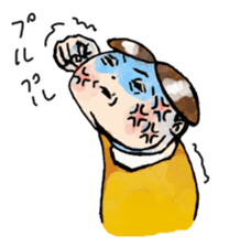 Sleep with trembling to absurd society sticker #8595276