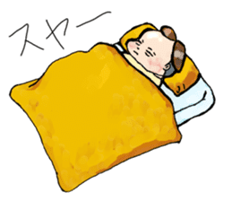 Sleep with trembling to absurd society sticker #8595285