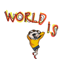 Sleep with trembling to absurd society sticker #8595293