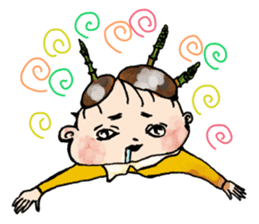 Sleep with trembling to absurd society sticker #8595298