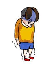 Sleep with trembling to absurd society sticker #8595299