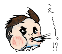 Sleep with trembling to absurd society sticker #8595301