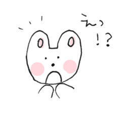 fancy rabbit sticker #8595955