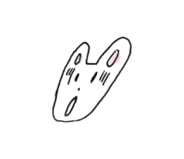 fancy rabbit sticker #8595984