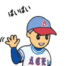Little aces...baseball boys sticker #8596080