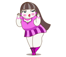 Pretty Chubby girl : Susie 2 (Eng) sticker #8596572