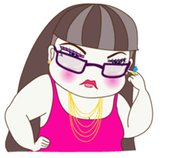 Pretty Chubby girl : Susie 2 (Eng) sticker #8596583