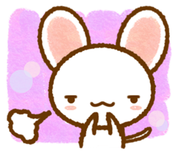 White rat that was leisurely sticker #8596717