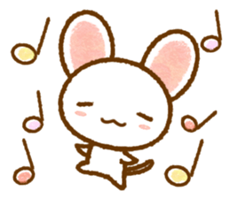 White rat that was leisurely sticker #8596718