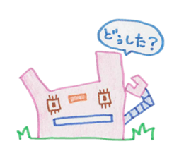 Rabbit Robot sticker #8597027