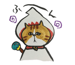 magician cat sticker #8597084
