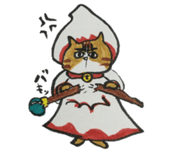 magician cat sticker #8597087