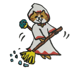 magician cat sticker #8597095