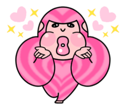 Colorful Gorillas sticker #8598706