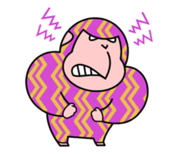 Colorful Gorillas sticker #8598707
