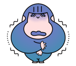 Colorful Gorillas sticker #8598708