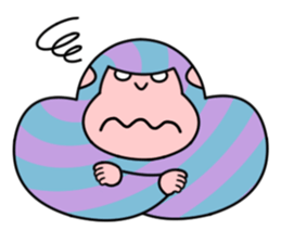 Colorful Gorillas sticker #8598711