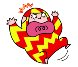 Colorful Gorillas sticker #8598712