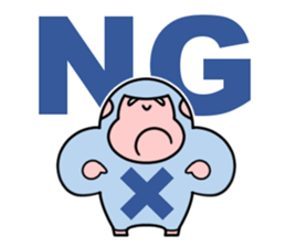 Colorful Gorillas sticker #8598714