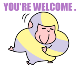 Colorful Gorillas sticker #8598718