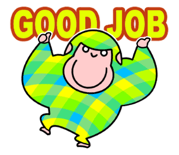Colorful Gorillas sticker #8598722