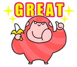 Colorful Gorillas sticker #8598723