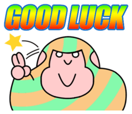 Colorful Gorillas sticker #8598725