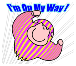 Colorful Gorillas sticker #8598733