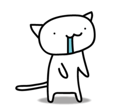 cat&parakeet2 sticker #8598767