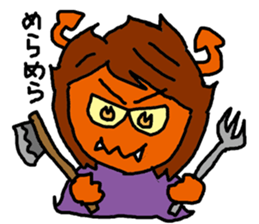 Cute Middle-aged "Obasan" lady  Stickers sticker #8599325