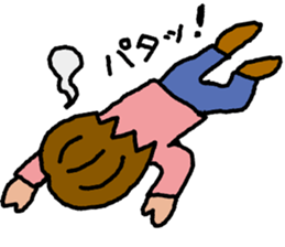 Cute Middle-aged "Obasan" lady  Stickers sticker #8599336
