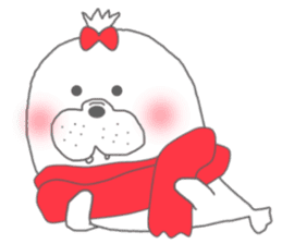 winter seals Christmas New Year sticker #8599618