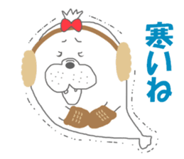 winter seals Christmas New Year sticker #8599620