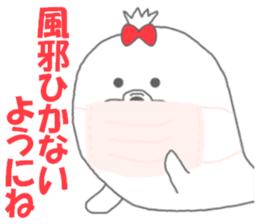 winter seals Christmas New Year sticker #8599621